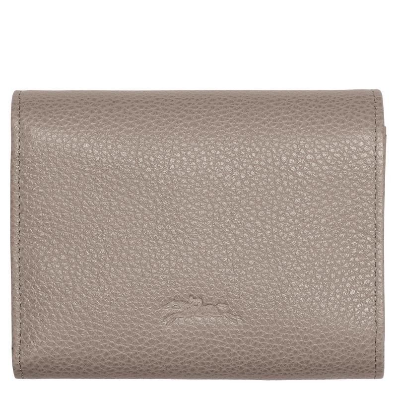 Longchamp Le Foulonné Women's Wallets Turtledove Grey | XUC-317504