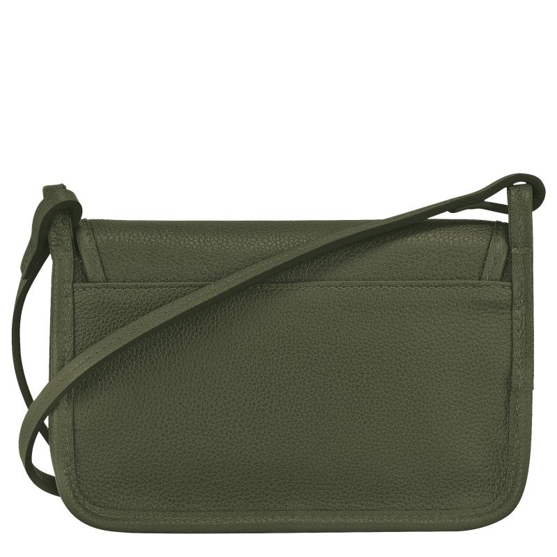 Longchamp Le Foulonné XS Women's Clutch Bag Khaki | BZC-751603