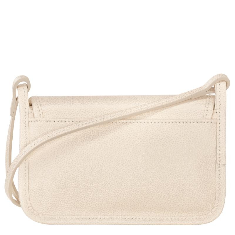 Longchamp Le Foulonné XS Women's Clutch Bag Paper White | UFH-061432