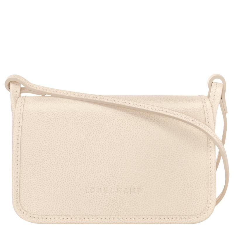 Longchamp Le Foulonné XS Women\'s Clutch Bag Paper White | UFH-061432