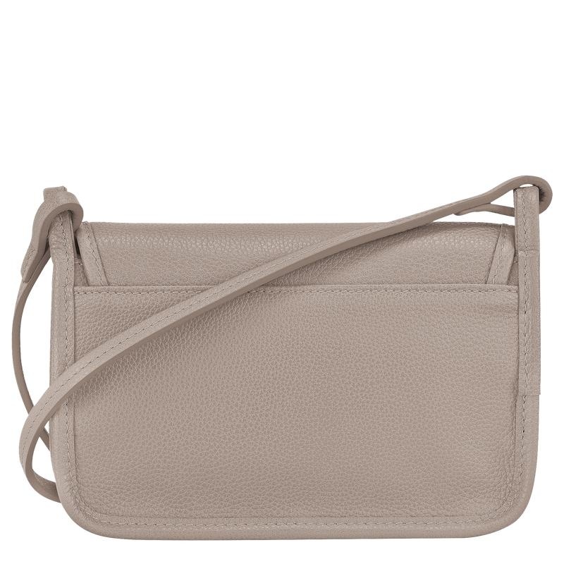 Longchamp Le Foulonné XS Women's Clutch Bag Turtledove Grey | EXQ-759348