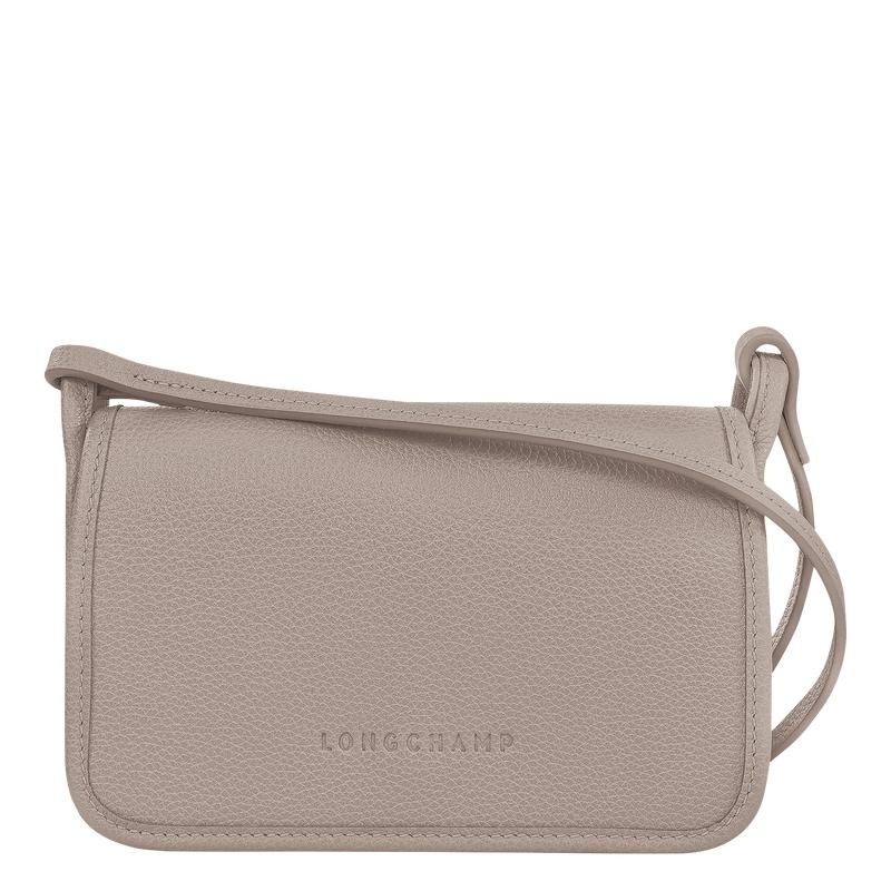 Longchamp Le Foulonné XS Women\'s Clutch Bag Turtledove Grey | EXQ-759348