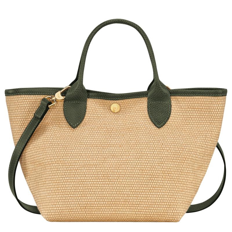 Longchamp Le Panier Pliage S Women's Basket Bag Khaki | FZD-459608