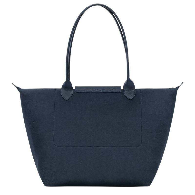 Longchamp Le Pliage Collection L Women's Tote Bag Navy | MJP-683920