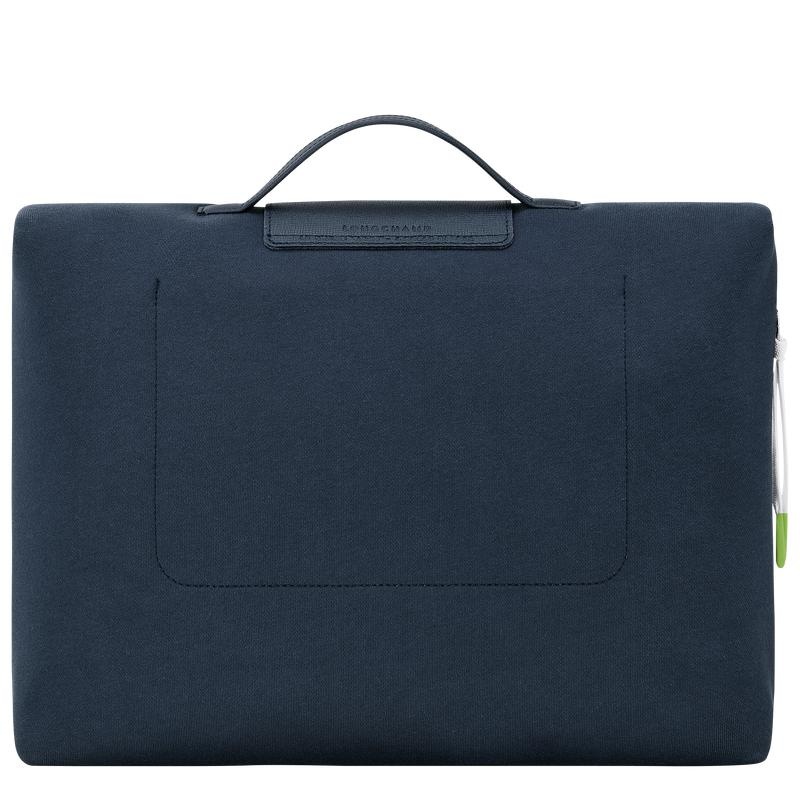 Longchamp Le Pliage Collection Men's Briefcase Navy | BWT-423867