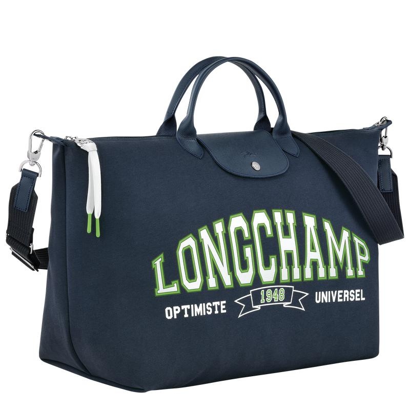 Longchamp Le Pliage Collection Men's Travel Bags Navy | DLR-856421