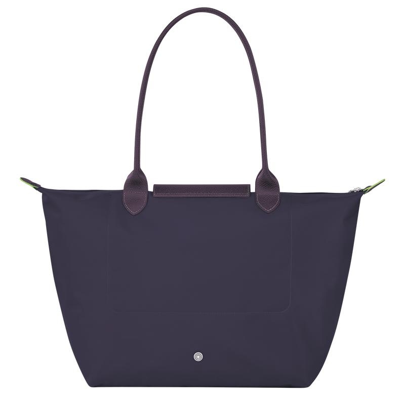 Longchamp Le Pliage Green L Women's Tote Bag Bilberry Purple | CPV-847653