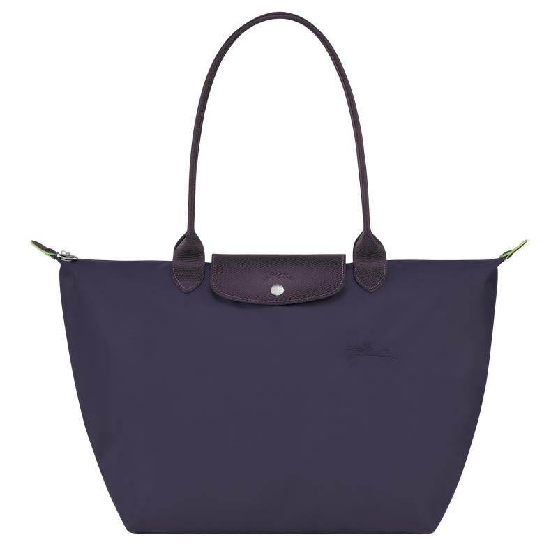 Longchamp Le Pliage Green L Women\'s Tote Bag Bilberry Purple | CPV-847653