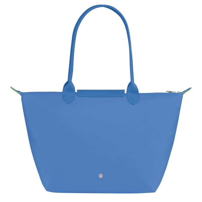 Longchamp Le Pliage Green L Women's Tote Bag Cornflower Blue | QEU-372981