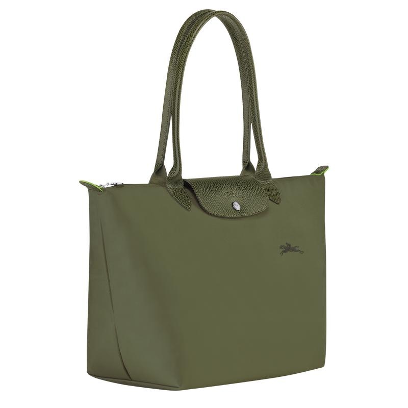 Longchamp Le Pliage Green L Women's Tote Bag Forest Green | VLU-518239