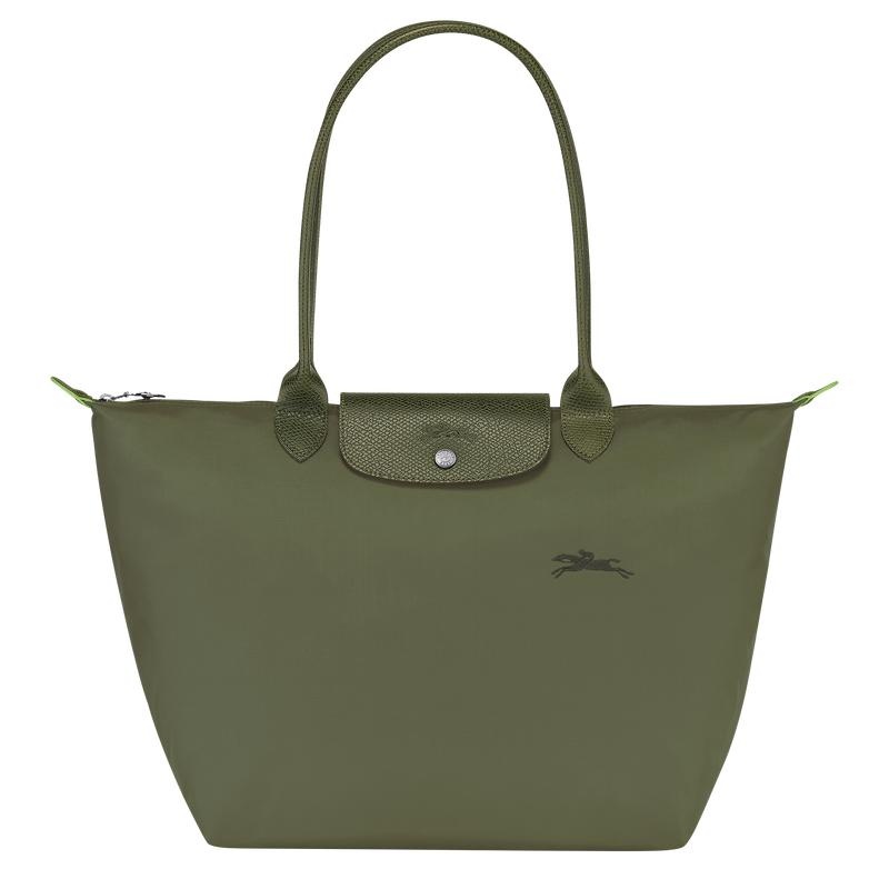 Longchamp Le Pliage Green L Women\'s Tote Bag Forest Green | VLU-518239