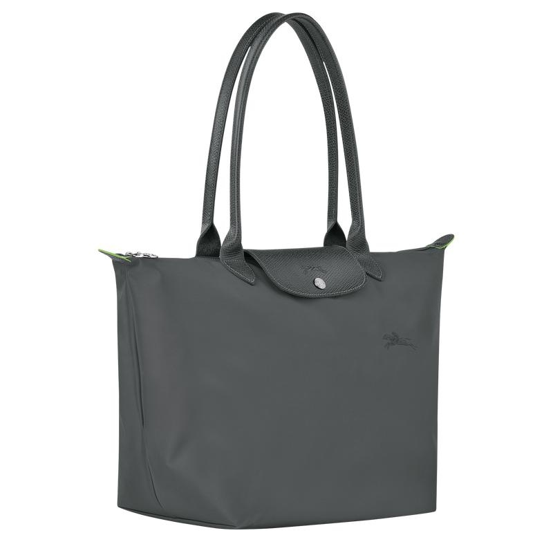 Longchamp Le Pliage Green L Women's Tote Bag Graphite Grey | NWF-914368