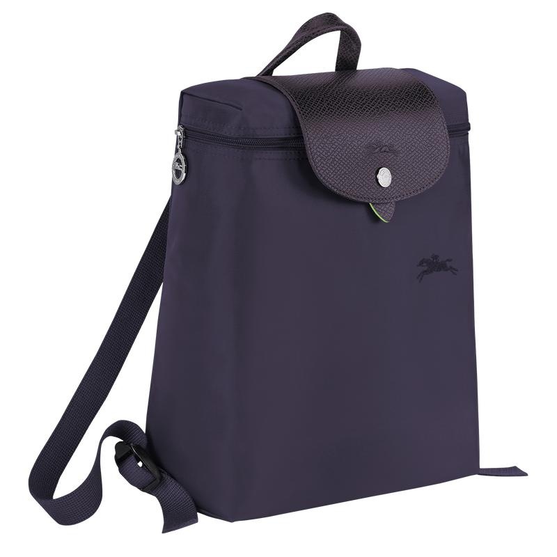 Longchamp Le Pliage Green M Men's Backpacks Bilberry Purple | QGL-472036