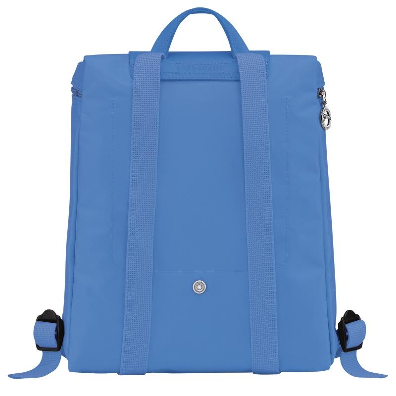 Longchamp Le Pliage Green M Men's Backpacks Cornflower Blue | GNW-243065