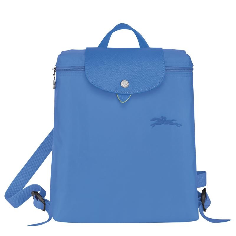 Longchamp Le Pliage Green M Men\'s Backpacks Cornflower Blue | GNW-243065