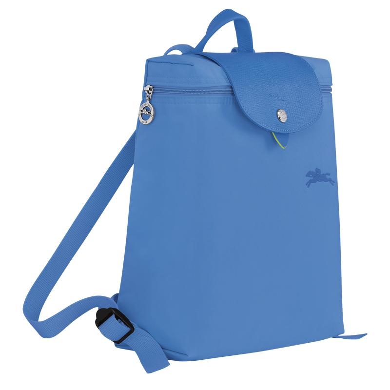 Longchamp Le Pliage Green M Women's Backpacks Cornflower Blue | LEU-879056