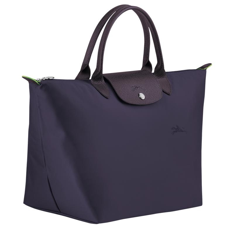 Longchamp Le Pliage Green M Women's Handbags Bilberry Purple | BXJ-305478