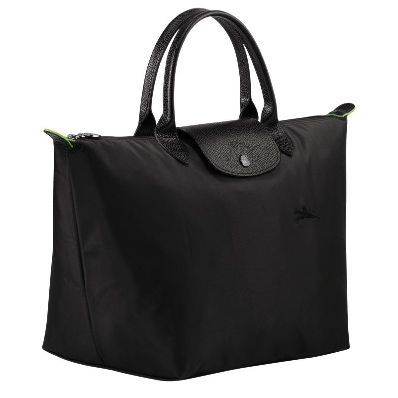 Longchamp Le Pliage Green M Women's Handbags Black | CPR-609873