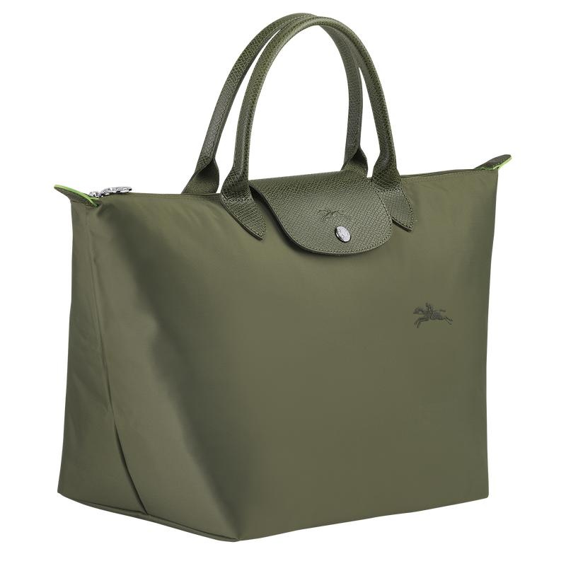 Longchamp Le Pliage Green M Women's Handbags Forest Green | DKW-187364