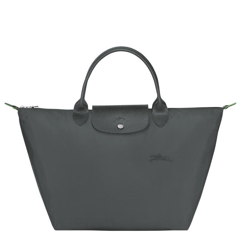 Longchamp Le Pliage Green M Women\'s Handbags Graphite Grey | YWR-195608