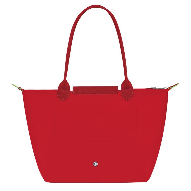 Longchamp Le Pliage Green M Women's Tote Bag Tomato Red | JXV-137548