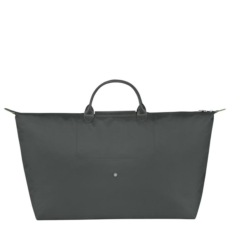 Longchamp Le Pliage Green M Women's Travel Bags Graphite Grey | DYU-928104