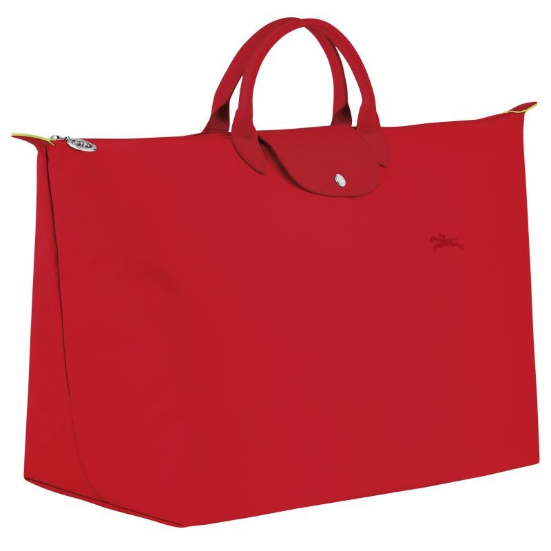 Longchamp Le Pliage Green M Women's Travel Bags Tomato Red | XRO-946172