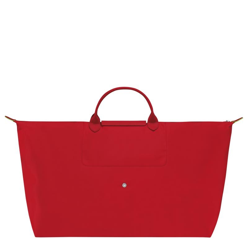 Longchamp Le Pliage Green M Women's Travel Bags Tomato Red | XRO-946172