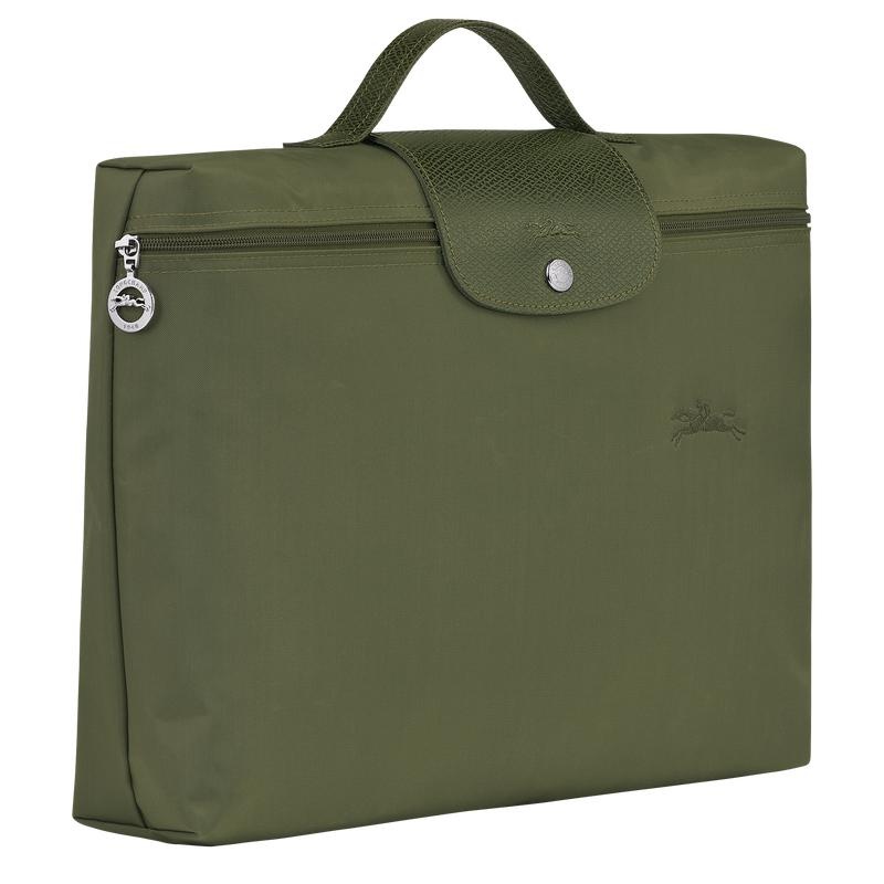 Longchamp Le Pliage Green S Men's Briefcase Forest Green | BXF-459071