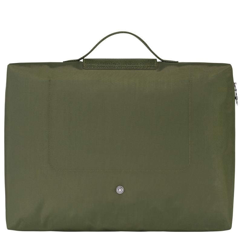 Longchamp Le Pliage Green S Men's Briefcase Forest Green | BXF-459071