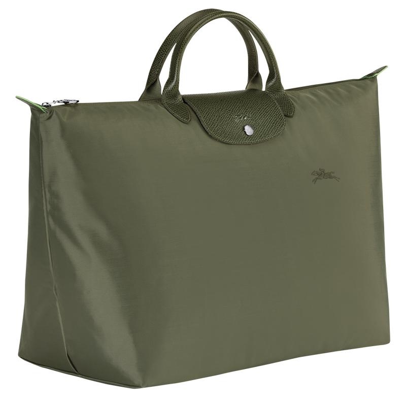 Longchamp Le Pliage Green S Men's Travel Bags Forest Green | ELR-586732