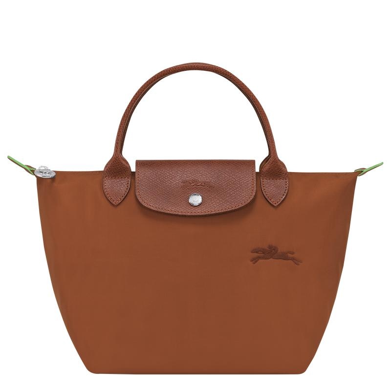 Longchamp Le Pliage Green S Women\'s Handbags Cognac Brown | XIB-564718