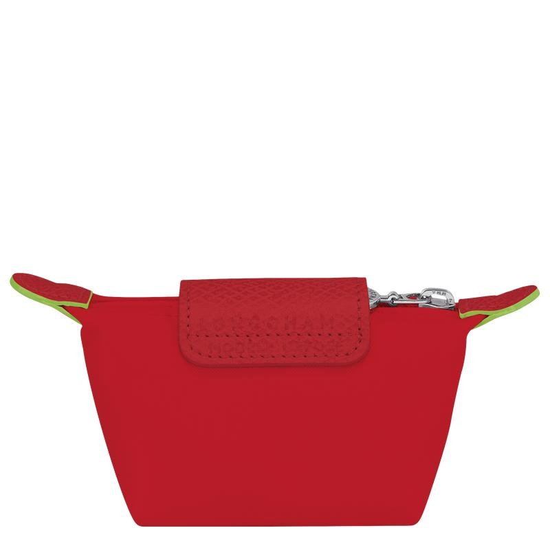 Longchamp Le Pliage Green Women's Coin Purses Tomato Red | URO-830291