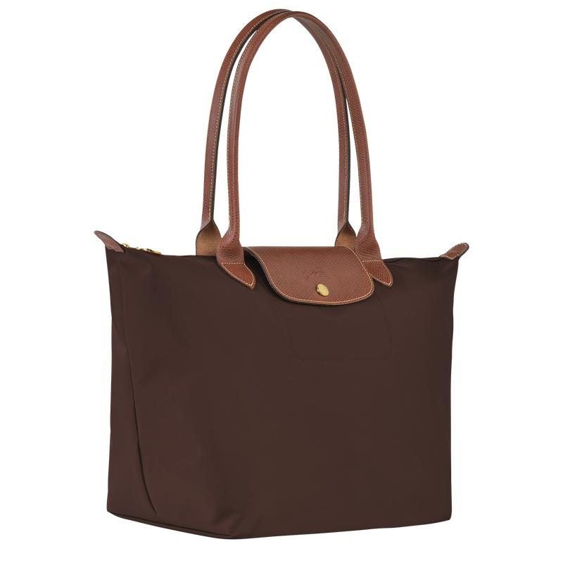 Longchamp Le Pliage Original L Women's Tote Bag Ebony Brown | NEG-174038