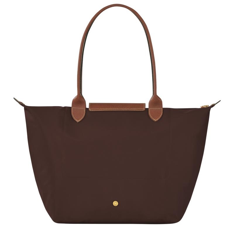 Longchamp Le Pliage Original L Women's Tote Bag Ebony Brown | NEG-174038