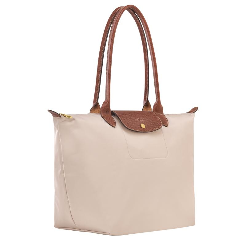 Longchamp Le Pliage Original L Women's Tote Bag Paper White | KFA-893542