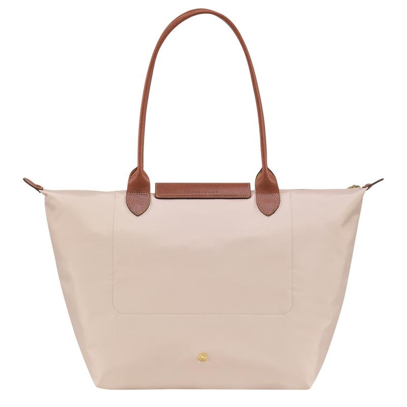 Longchamp Le Pliage Original L Women's Tote Bag Paper White | KFA-893542