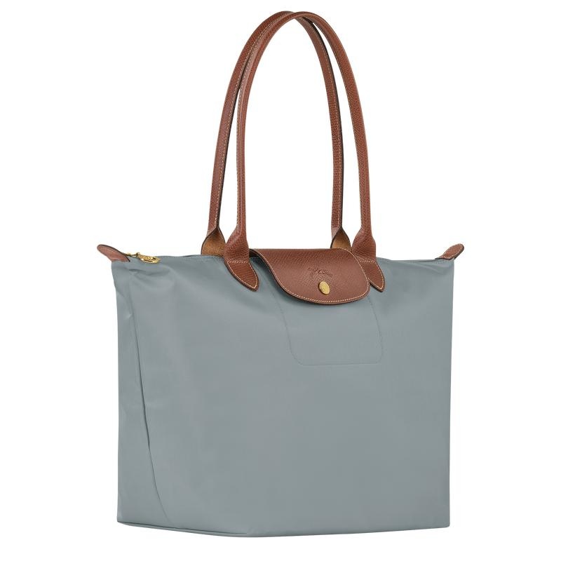 Longchamp Le Pliage Original L Women's Tote Bag Steel Grey | WRS-904137