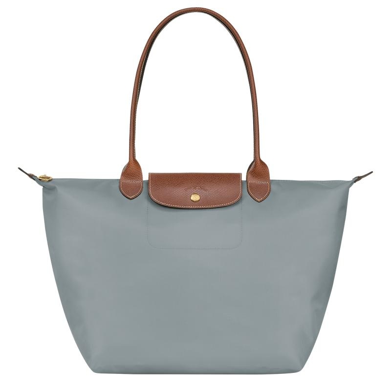 Longchamp Le Pliage Original L Women\'s Tote Bag Steel Grey | WRS-904137