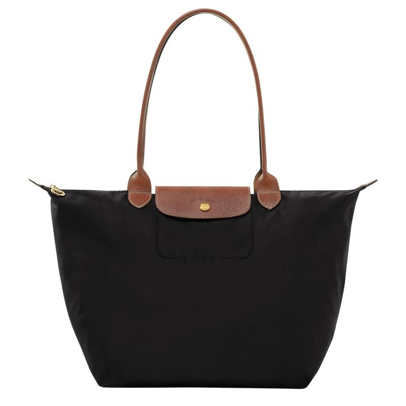 Longchamp Le Pliage Original L Women\'s Tote Bag Black | XTI-264503