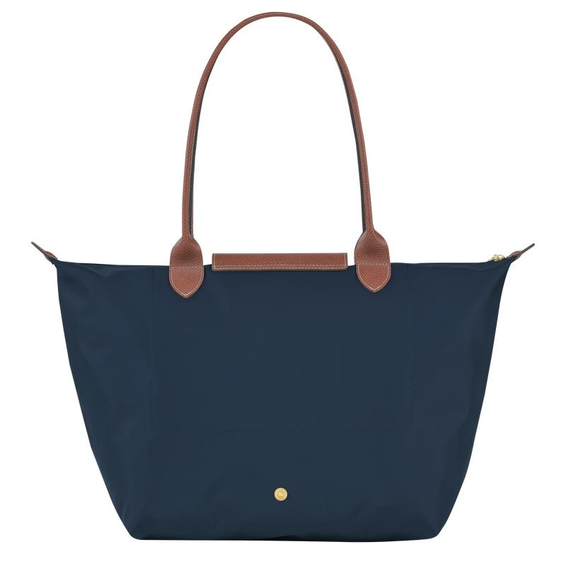 Longchamp Le Pliage Original L Women's Tote Bag Navy | BVN-108925