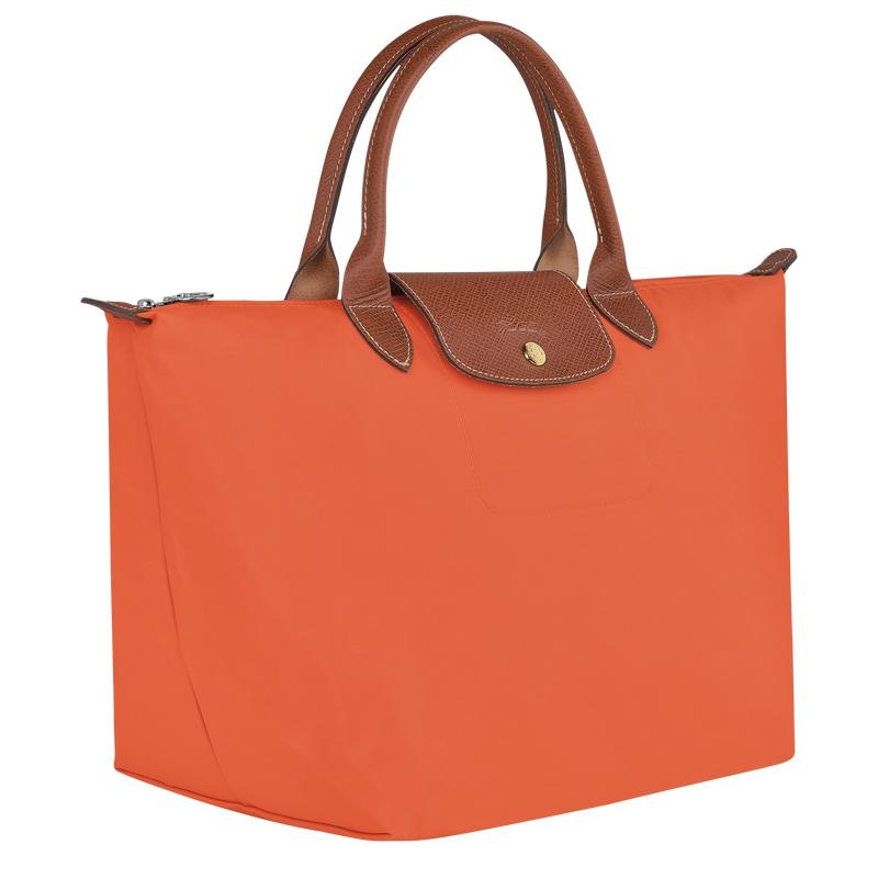 Longchamp Le Pliage Original M Women's Handbags Orange | STH-571489