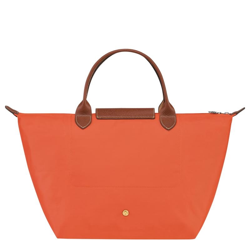 Longchamp Le Pliage Original M Women's Handbags Orange | STH-571489