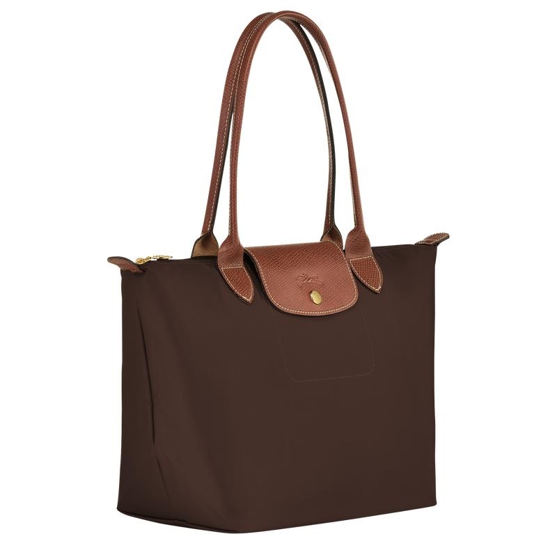 Longchamp Le Pliage Original M Women's Tote Bag Ebony Brown | RLF-712048