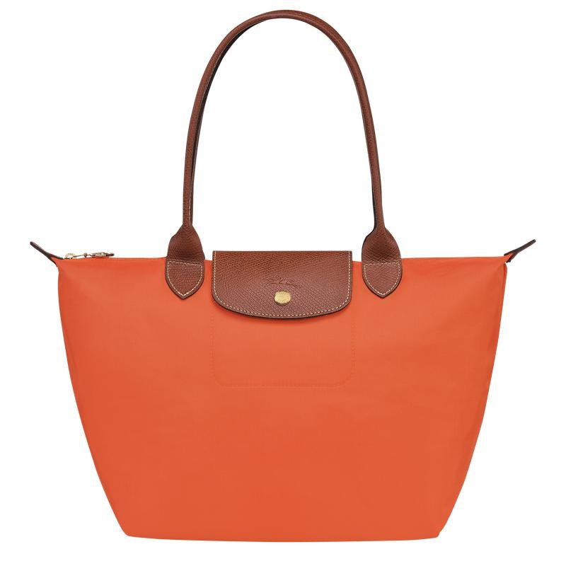 Longchamp Le Pliage Original M Women\'s Tote Bag Orange | GDZ-687103