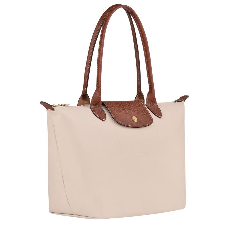 Longchamp Le Pliage Original M Women's Tote Bag Paper White | FKY-814935