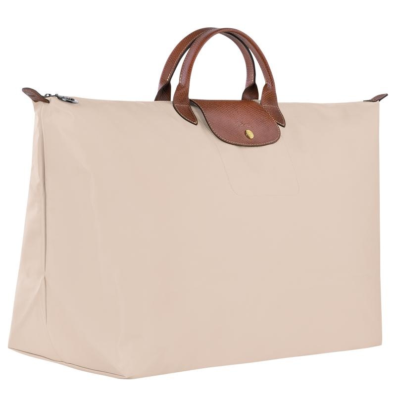 Longchamp Le Pliage Original M Women's Travel Bags Paper White | ETS-473816