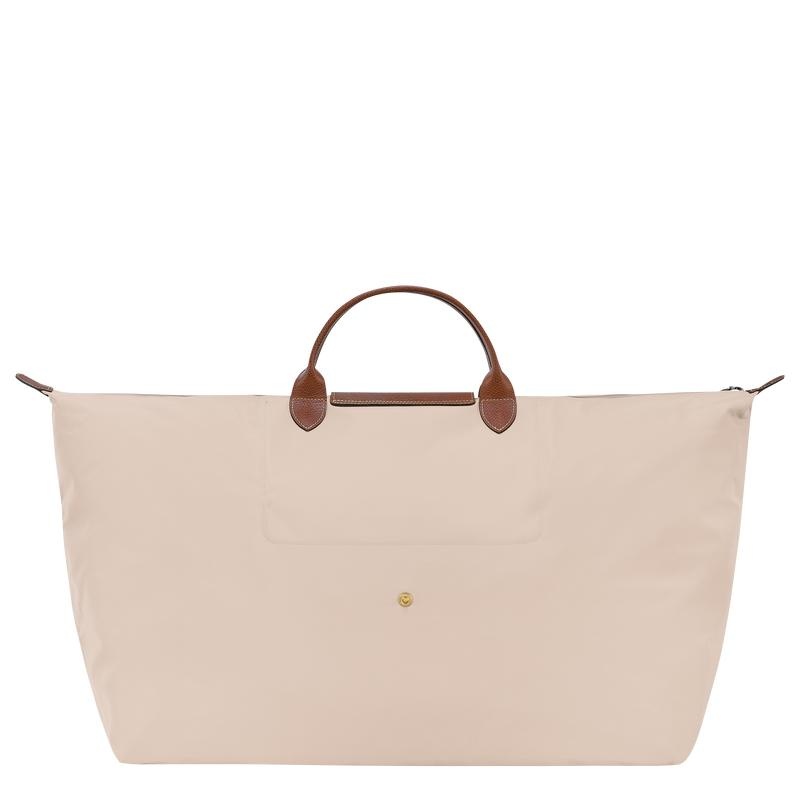 Longchamp Le Pliage Original M Women's Travel Bags Paper White | ETS-473816