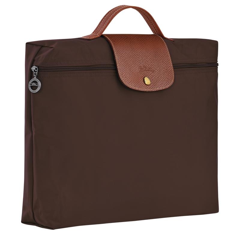 Longchamp Le Pliage Original S Women's Briefcase Ebony Brown | KSD-645129