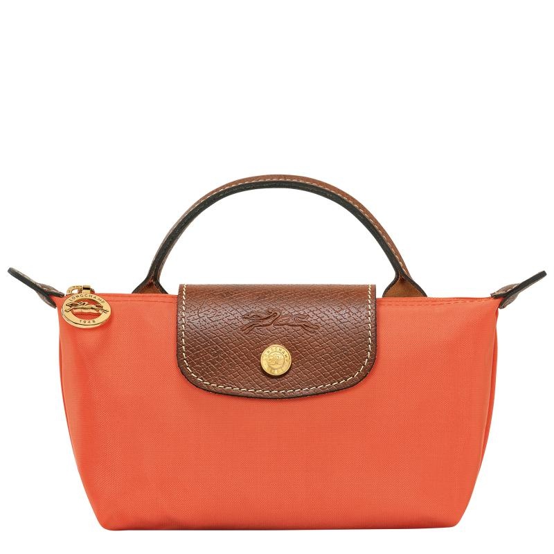 Longchamp Le Pliage Original with handle Women\'s Pouches Orange | UXW-740518